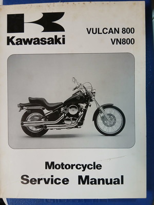 Kawasaki service manual VN-800 Vulcan 96-97 και GPZ-500/600 85-89 σαν καινούργιο
