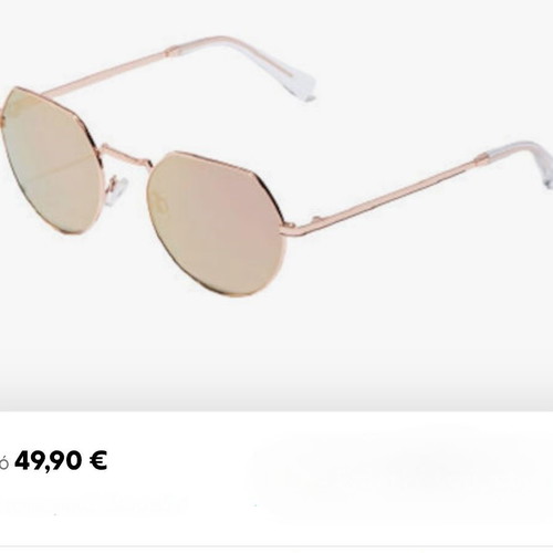 Hawkers unisex sunglasses used, rose gold