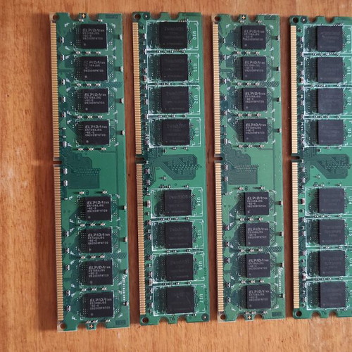 Ram memory used, pack of 4 modules