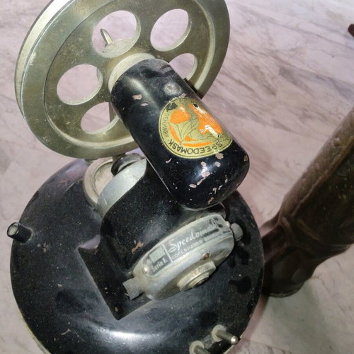 Three antique machines used, handmade custom creations