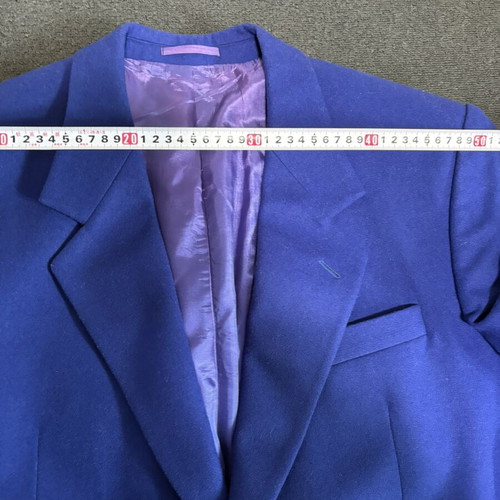 Blue modern jacket like new, size L