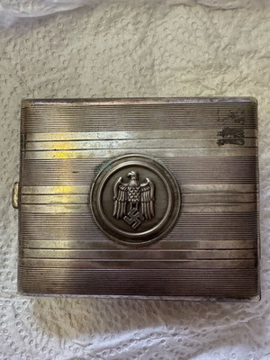 German army cigarette case like new