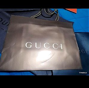 Gucci χάρτινη τσάντα 10 ευρώ