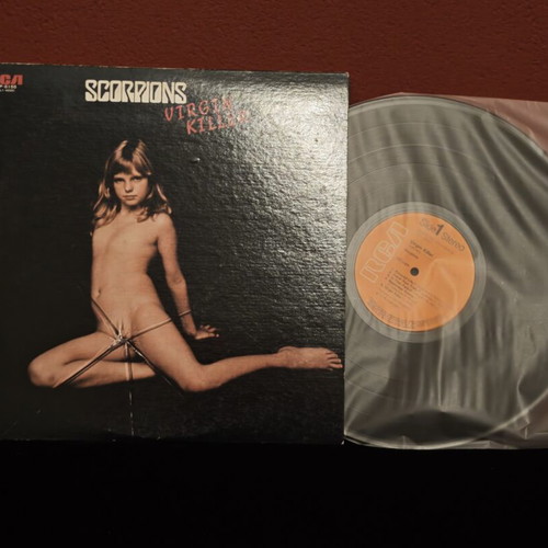 Scorpions Virgin Killer LP Japan 1st Press used, original vinyl RVP-6155