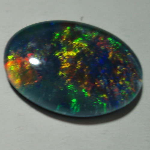 Australlian Opal Opal Doublet Galaxy 3.8 ct new