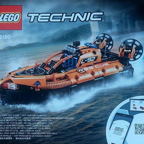 Lego Technic 42120 used, with instruction book