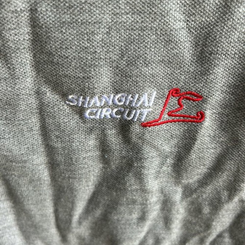 F1 Shanghai Circuit Polo Shirt new, unisex, grey, size S/M