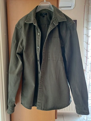 Men's cotton shirt New Look used, size M, khaki