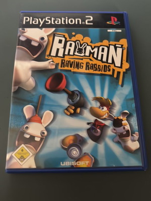Rayman Raving Rabbids PlayStation 2 game like new