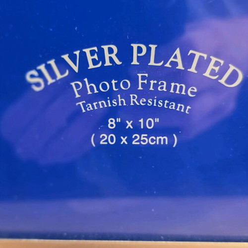 Silver plated photo frame used 20 x 25 cm