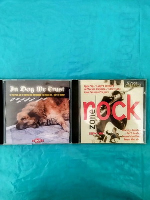 CD Pop&Rok In Dog We Trust και Rock Zone σαν καινούργια