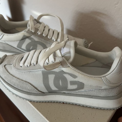 Dolce & Gabbana Cushion sneakers, white and grey, size 38
