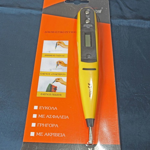 Digital voltage tester new, detects AC voltage, ground and neutral check