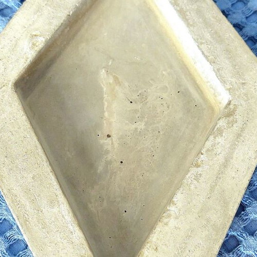 Handmade concrete decorative base for air plants and accessories