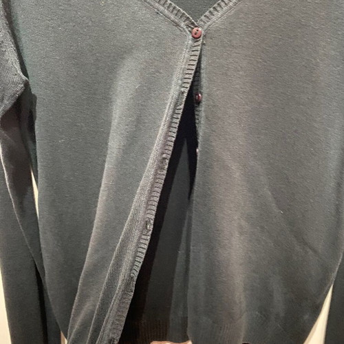 Zara thin cardigan used, black, size L