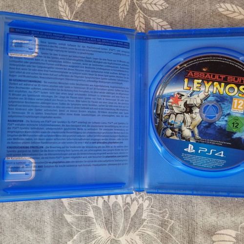 Assault Suit Leynos PS4 game like new, action shooter