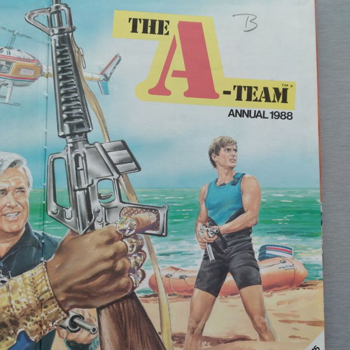 The A-TEAM Annual 1988 hardcover book used