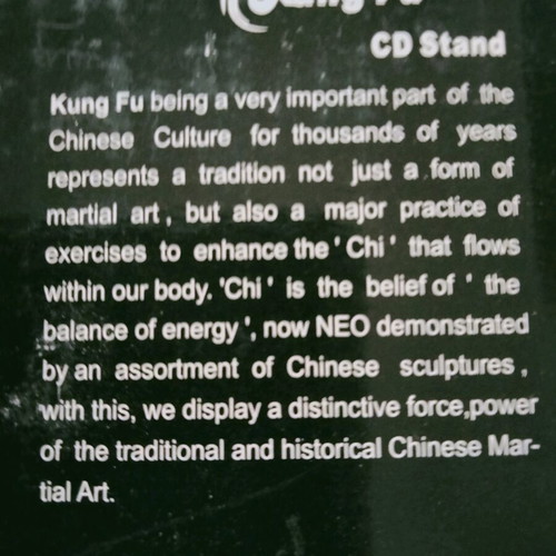 Retro Kung Fu CD Stand new with decorative design and original box