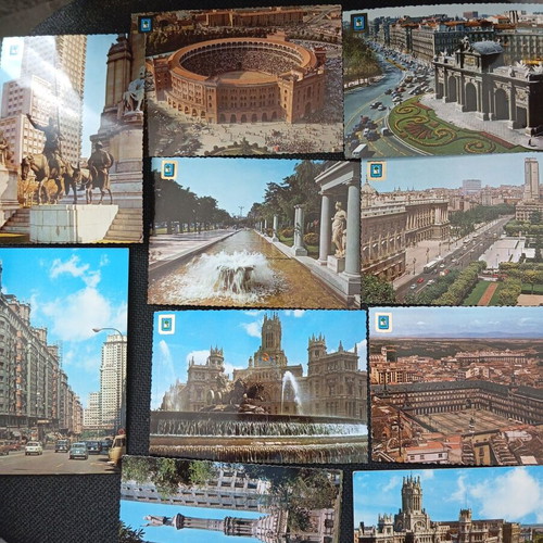 Madrid Spain postcards new, pack of 10