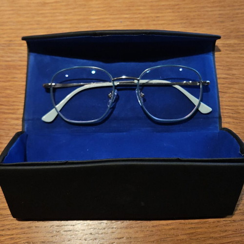 Glass of Brixton BF220 metal optical frame like new, gun metal color