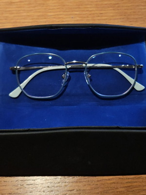 Glass of Brixton BF220 metal optical frame like new, gun metal color