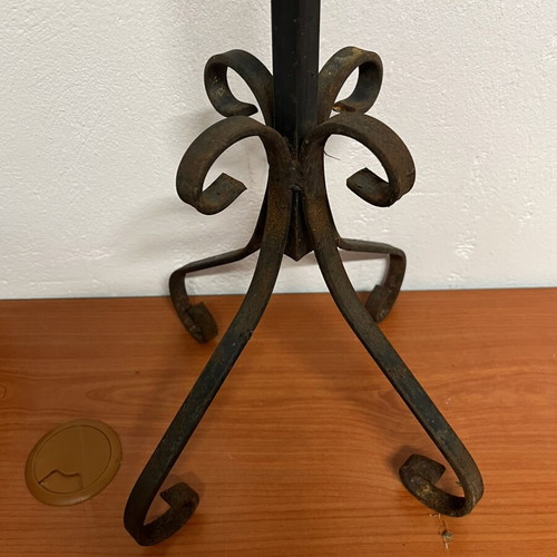 Vintage metal fireplace stand used, length 70cm