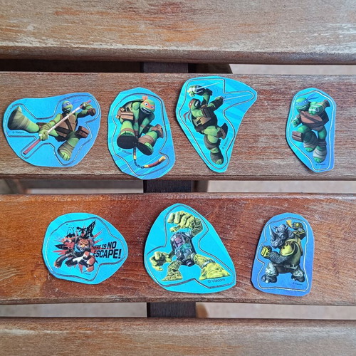 Teenage Mutant Ninja Turtles sticker pack of 7