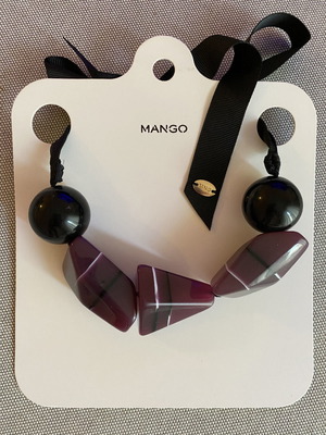Mixed piece necklace Mango new with lace fastening