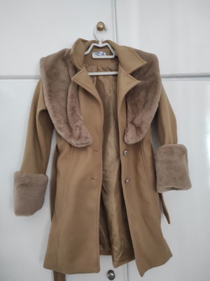 Ness children's coat for 11-12 years old, like new, brown