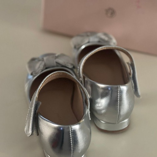Doremi Silver Ballerina Shoes Like New Size 28