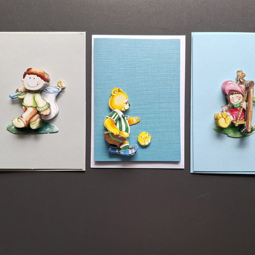 Handmade 3D card with envelope