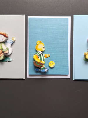 Handmade 3D card with envelope
