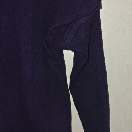 Vergi blouse purple suede like new, size S