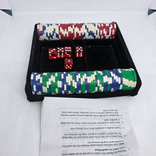 Poker chips set