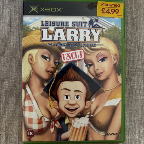 Leisure Suit Larry Uncut Xbox Original Game used, English