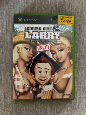 Leisure Suit Larry Uncut Xbox Original Game used, English