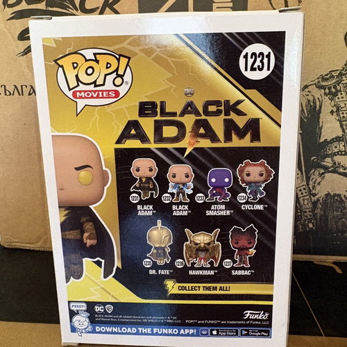 Funko POP Black Adam vinyl figure like new