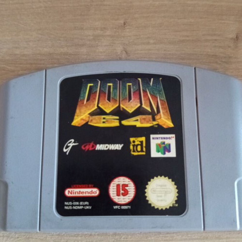 Doom 64 Nintendo 64 game used, European version