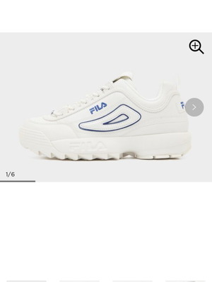 Fila Disruptor sneakers, size 39.5, white