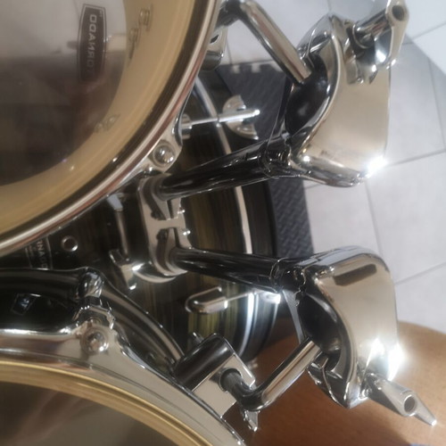 Mapex Tornado Studio Kit brown wood grain color, like new