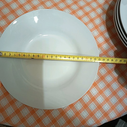 Soup plates new, set of five porcelain The Mart