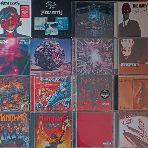 Metal CDs like new, assorted metal albums collection