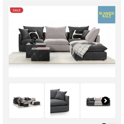 Domino modular sofa set 5 pieces like new, Entos