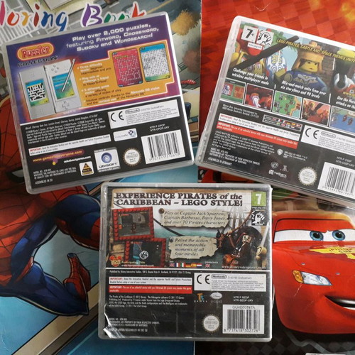 DS 3 boxed games used pack