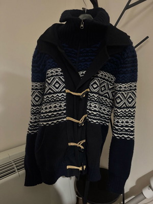 Roy Garage knitted cardigan XL with zipper and buttons, like new