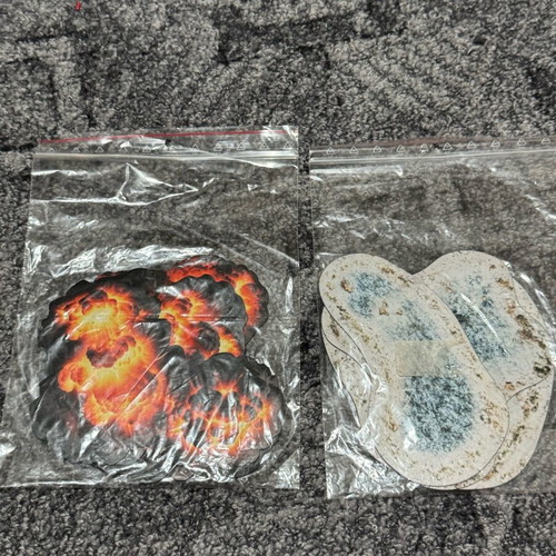 3d playmats lava and snow, set of 3, new