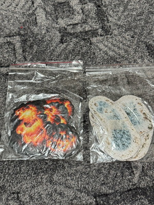 3d playmats lava and snow, set of 3, new