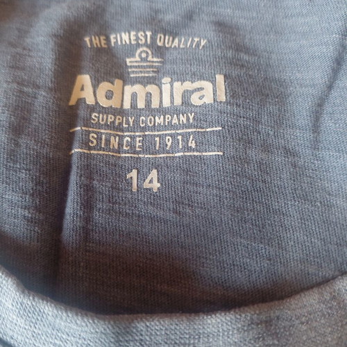 Admiral T-shirt size 14 like new
