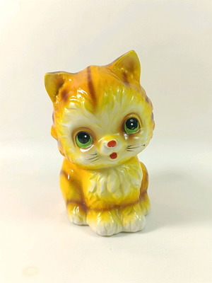 Vintage ceramic decorative cat vase like new from Japan