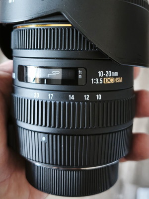 Sigma 10-20mm f/3.5 EX DC HSM широкоъгълен вариообектив за Nikon